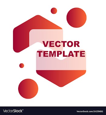 Abstract colorful geometric composition vector image