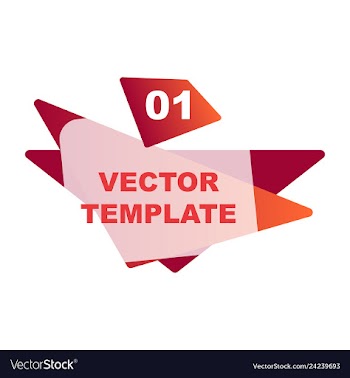 Abstract colorful geometric composition vector image