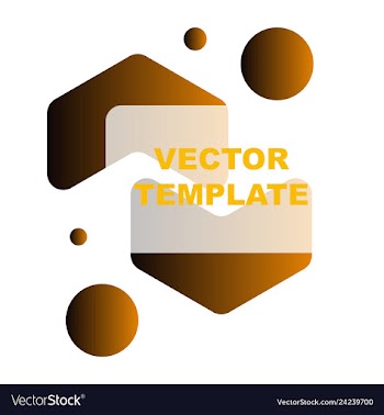 Abstract colorful geometric composition vector image