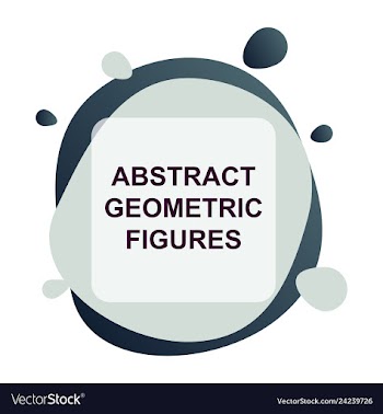Abstract colorful geometric composition vector image