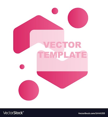 Abstract colorful geometric composition vector image