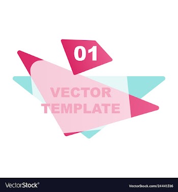 Abstract colorful geometric composition vector image
