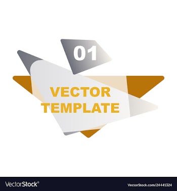 Abstract colorful geometric composition vector image