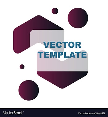 Abstract colorful geometric composition vector image