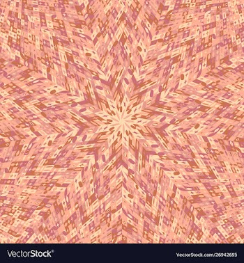 Abstract colorful geometrical hypnotic radial vector image