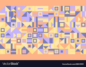 Abstract colorful geometrical mosaic pattern vector image