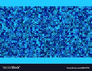 Abstract colorful geometrical mosaic pattern vector image