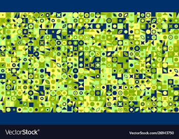 Abstract colorful geometrical mosaic pattern vector image