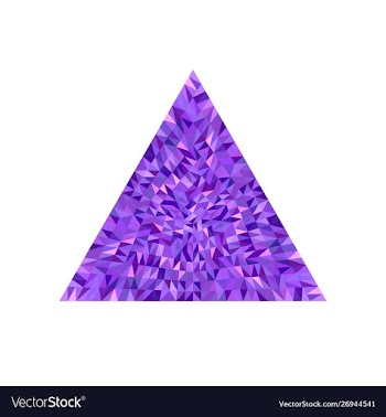 Abstract colorful geometrical mosaic polygon logo vector image
