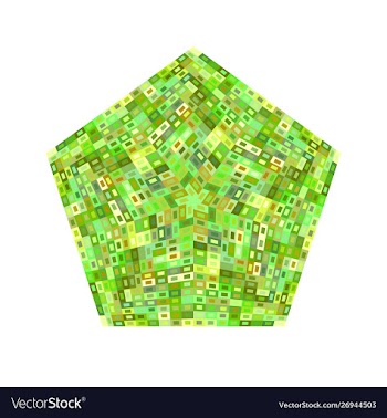 Abstract colorful geometrical mosaic polygon vector image