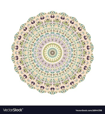 Abstract colorful geometrical mosaic triangle vector image
