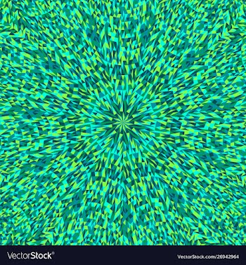 Abstract colorful geometrical round tile pattern vector image