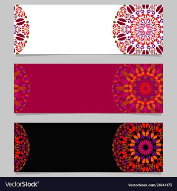 Abstract colorful geometrical stone mandala vector image