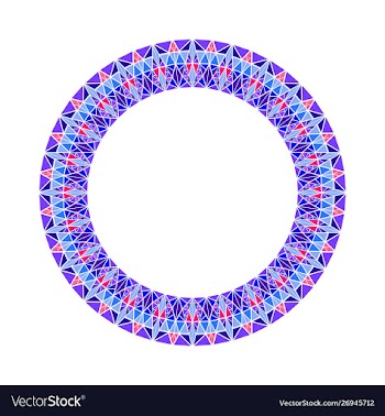Abstract colorful geometrical triangular mosaic vector image