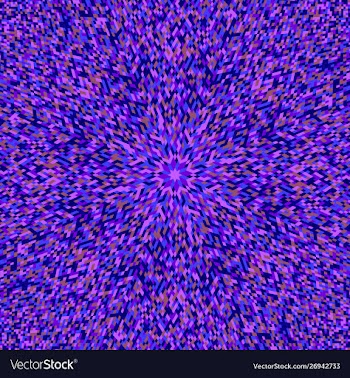 Abstract colorful hypnotic round tile mosaic vector image
