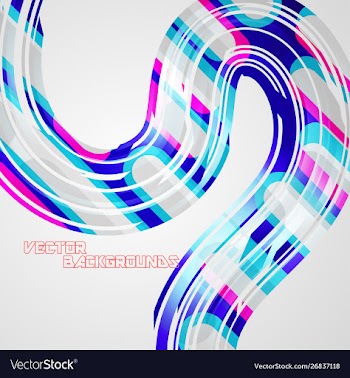 Abstract colorful lines concepts vector image