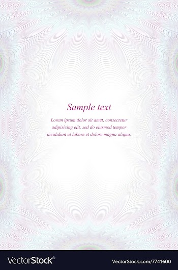 Abstract colorful page watermark design template vector image