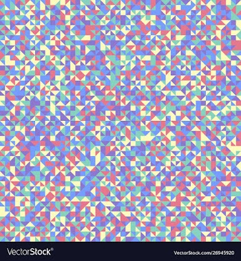 Abstract colorful polygonal mosaic triangle vector image