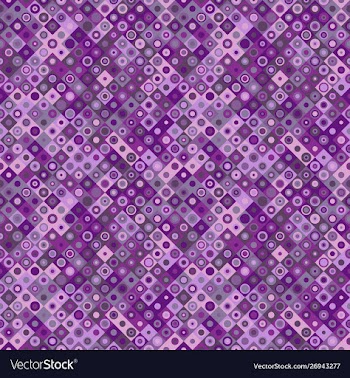 Abstract colorful seamless circle mosaic pattern vector image