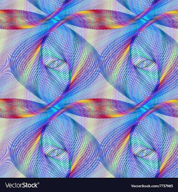 Abstract colorful seamless geometric pattern vector image