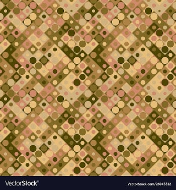 Abstract colorful square and circle pattern vector image
