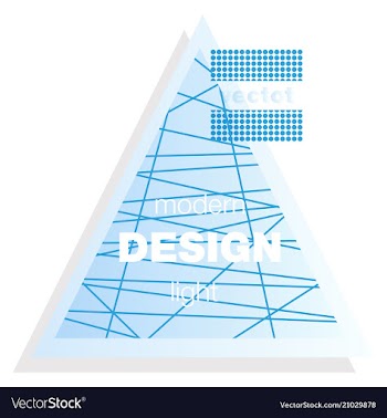 Abstract colorful triangle dynamic splash liquid vector image