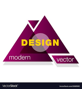 Abstract colorful triangle dynamic splash liquid vector image