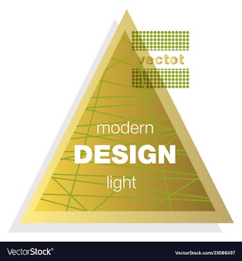 Abstract colorful triangle dynamic splash liquid vector image