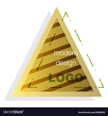 Abstract colorful triangle dynamic splash liquid vector image