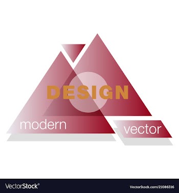 Abstract colorful triangle dynamic splash liquid vector image