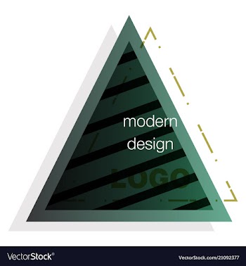 Abstract colorful triangle dynamic splash liquid vector image