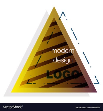 Abstract colorful triangle dynamic splash liquid vector image
