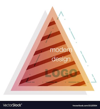 Abstract colorful triangle dynamic splash liquid vector image