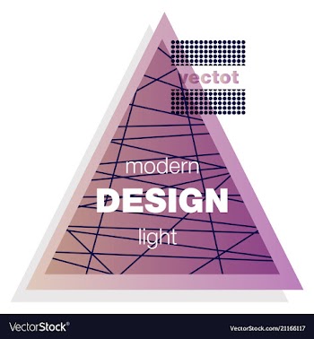 Abstract colorful triangle dynamic splash liquid vector image