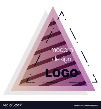 Abstract colorful triangle dynamic splash liquid vector image