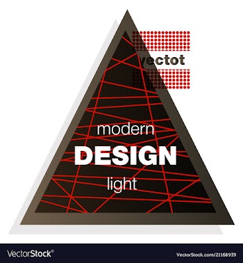 Abstract colorful triangle dynamic splash liquid vector image