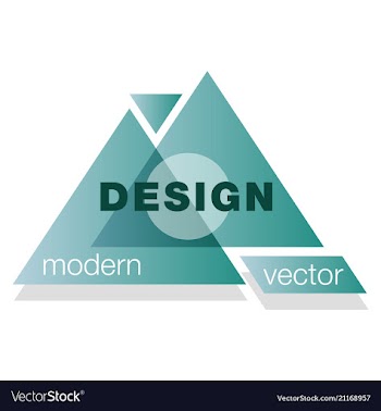 Abstract colorful triangle dynamic splash liquid vector image
