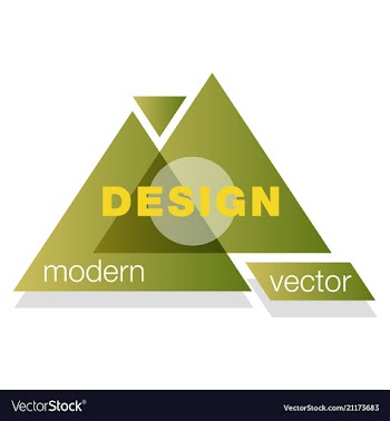 Abstract colorful triangle dynamic splash liquid vector image