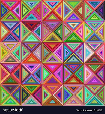 Abstract colorful triangle mosaic background vector image