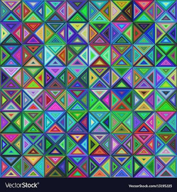 Abstract colorful triangle mosaic background vector image