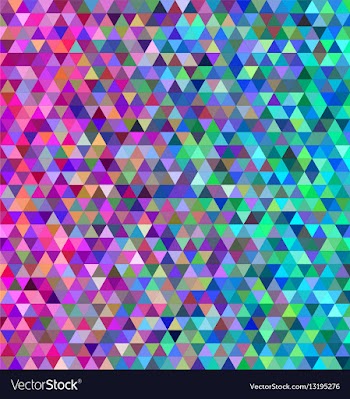Abstract colorful triangle mosaic background vector image