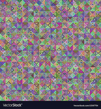 Abstract colorful triangle mosaic background vector image
