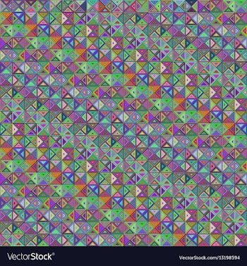 Abstract colorful triangle mosaic background vector image