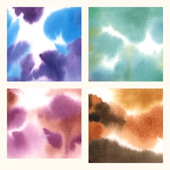 Abstract colorful watercolor stain texture se.. | Free stock vector - 511473