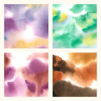 Abstract colorful watercolor stain texture se.. | Free stock vector - 511474