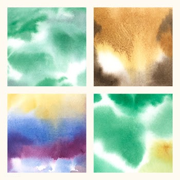 Abstract colorful watercolor stain texture se.. | Free stock vector - 511476