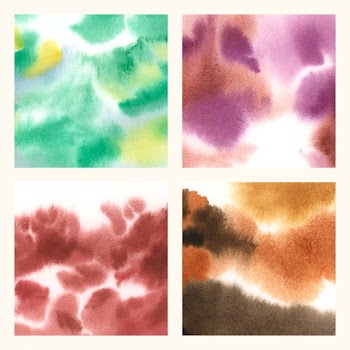 Abstract colorful watercolor stain texture se.. | Free stock vector - 511477