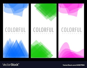 abstract colorful with flat design