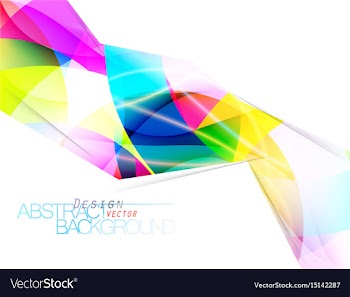 Abstract colors angle shape scene vector image