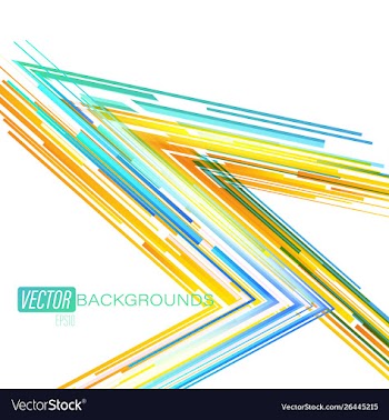 Abstract colors angle shapes scene vector image